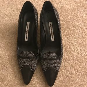 Black Manolo Blahnik heels